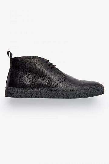 Fred Perry Hawley Miesten Kengät Mustat | FI 1922XYUF